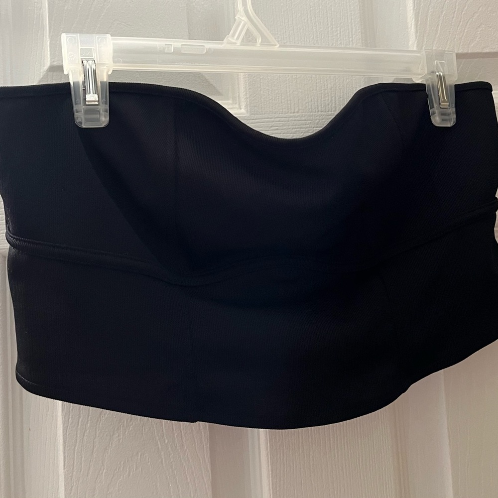 H&M Black Strapless Blouse